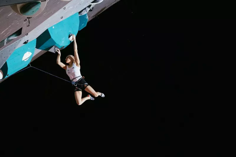 Janja Garnbret im Weltcup Finale